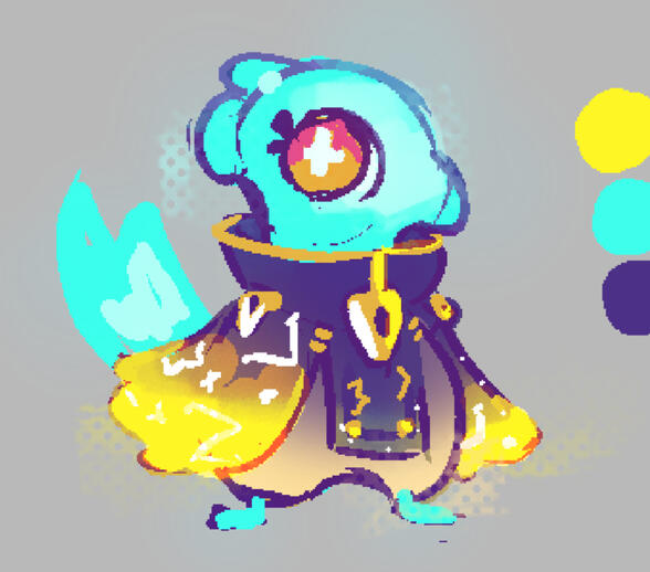 A friend was commissioned to do some art of a character, I saw the original reference sheet and kinda liked it so I also did my take on them!! I couldnt find the original character or author tho ;( A friend was commissioned to do some art of a character, I saw the original reference sheet and kinda liked it so I also did my take on them!! I couldnt find the original character or author tho ;(
