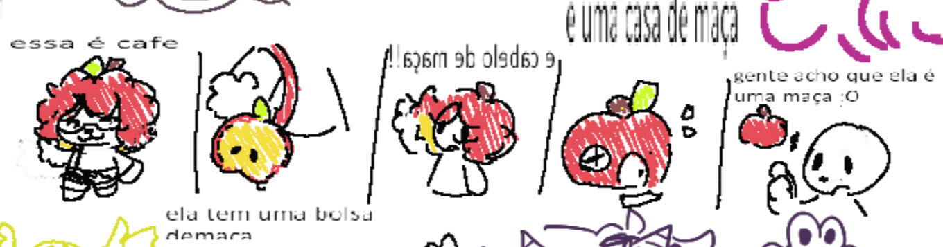 Quick silly comic-like sketches based on a friend original character^^ Quick silly comic-like sketches based on a friend original character^^
