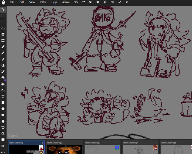 Psikolera sketches, made in magma. Psikolera sketches, made in magma.